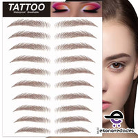 KIT 4D Cejas Tattoo Stickers – Ceja Perfecta En Segundos